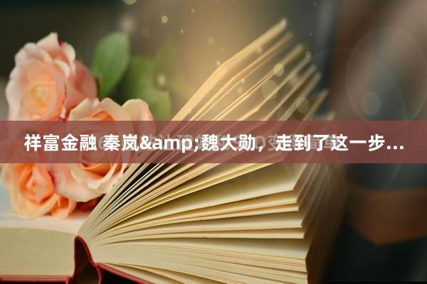 祥富金融 秦岚&魏大勋，走到了这一步...